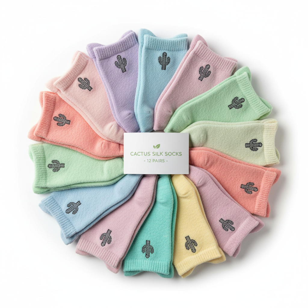 Desert Comfort Socks 12-Pack Spring Colors