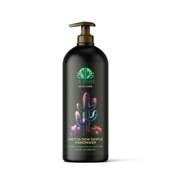 Cactus Dew Gentle Handwash bottle — nourishing cactus water, cucumber and chamomile hand wash