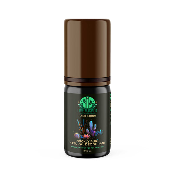 Prickly Pure Natural Deodorant stick — aluminum-free, plant-based cactus deodorant