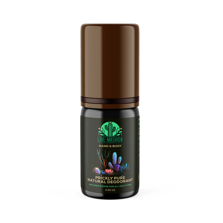 Prickly Pure Natural Deodorant stick — aluminum-free, plant-based cactus deodorant