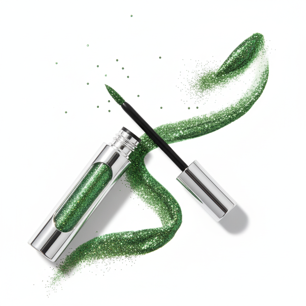 Green Glitter Liner