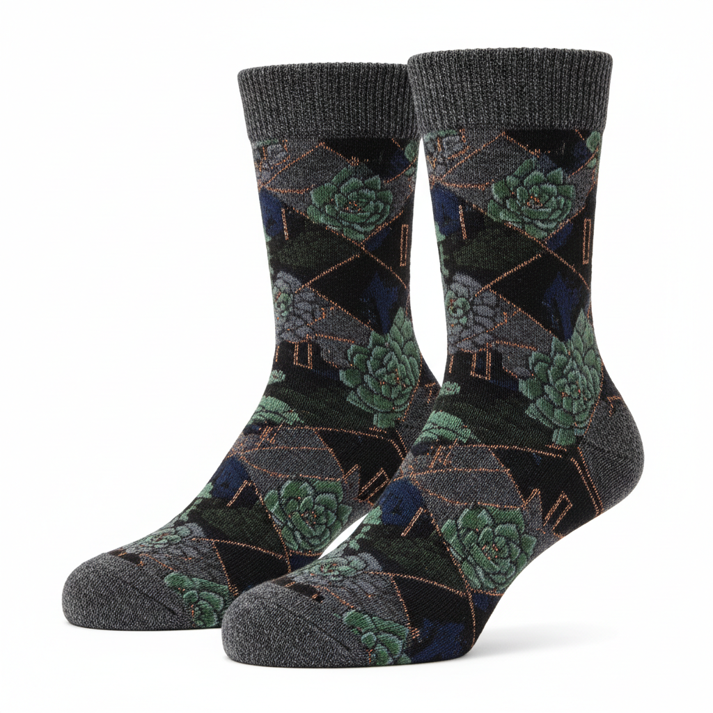 Luxury men's spa socks
