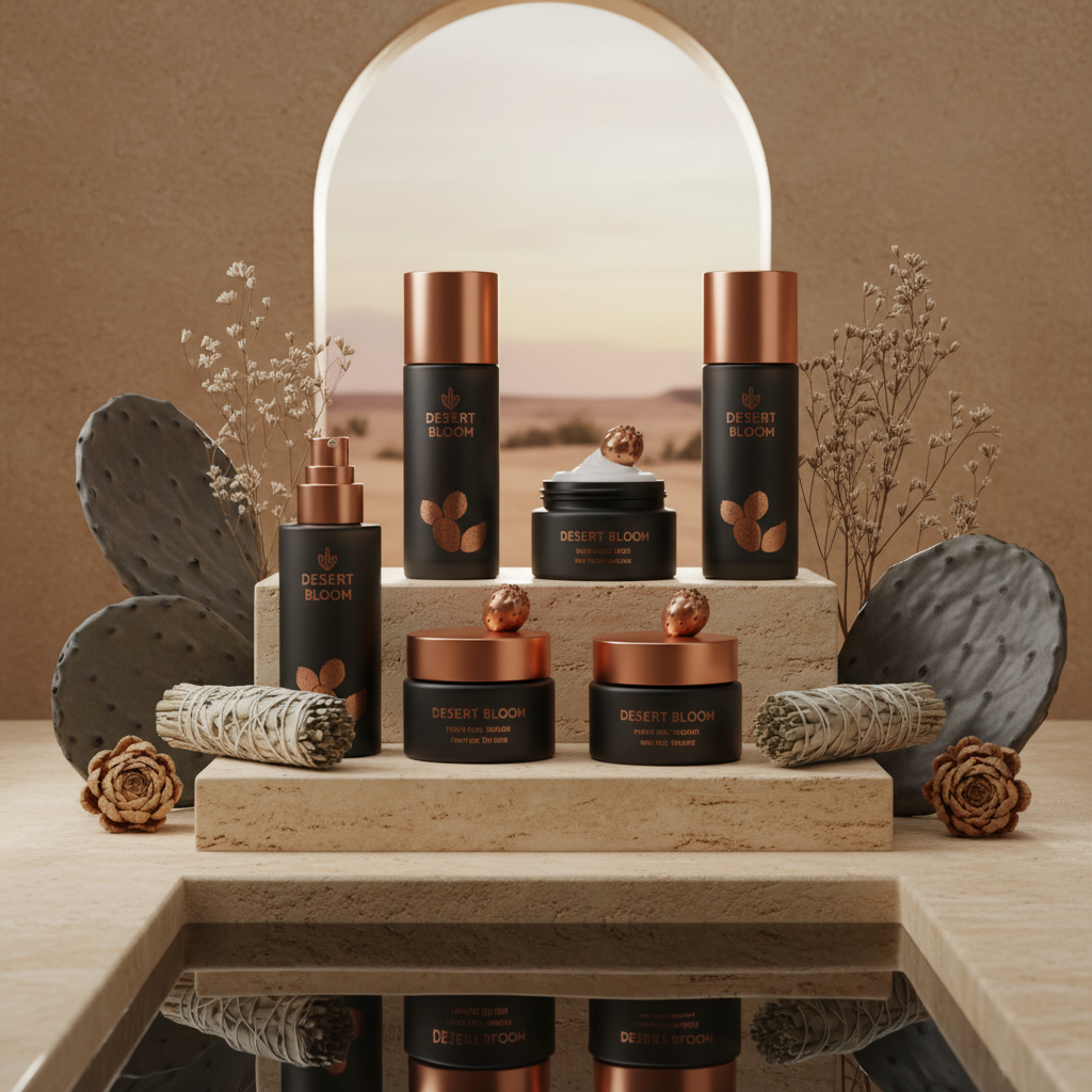Premium cactus beauty product image